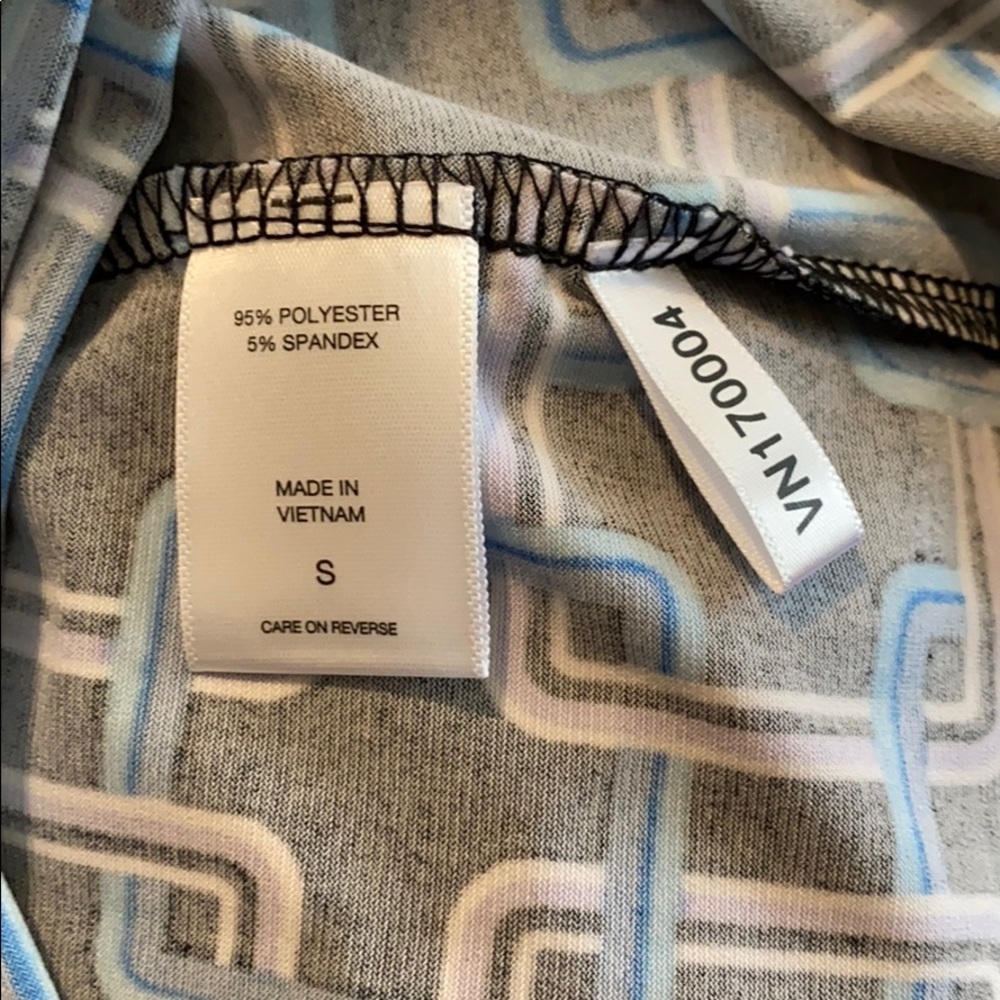 NWOT New York and Company Tie Neck shirt - Picture 5 of 6